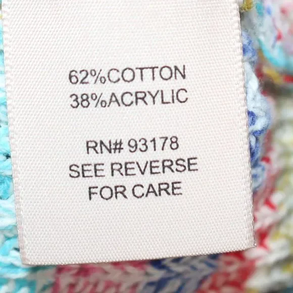 SOLD Philosophy Rainbow Striped Knit Sweater Women's Size XL-NWOT - Picture 5 of 5